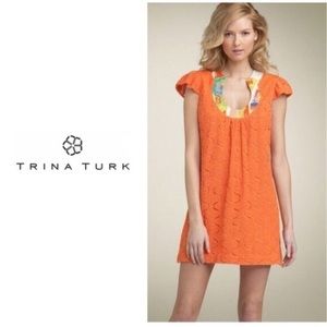 Trina Turk Bonita crochet dress size 0